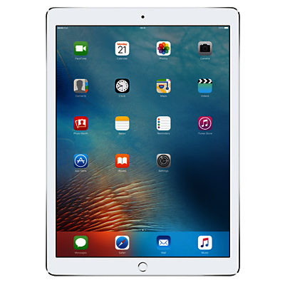 Apple iPad Pro, A9X, iOS, 12.9, Wi-Fi & Cellular, 256GB Silver